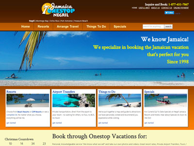 New Website for Negril Jamaica