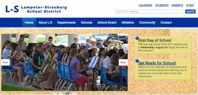 New website for Lampeter-Strasburg School District